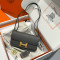 HERMES 에르메스 box constance elan 그레이+금장