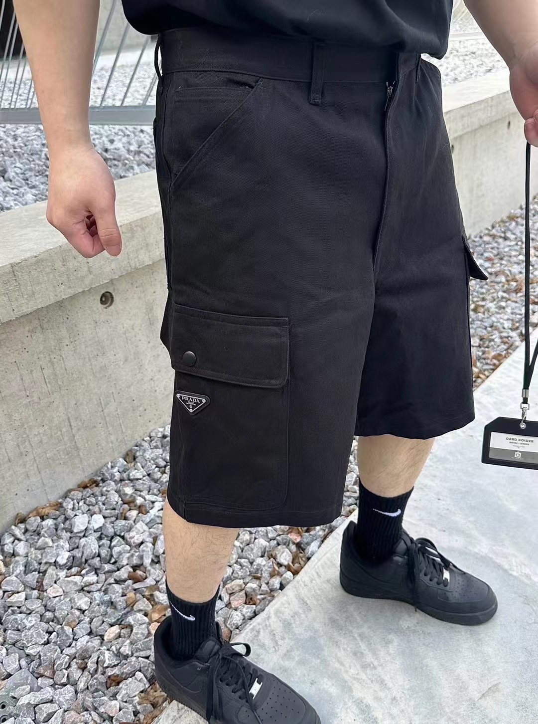 PRADA 프라다 남성반바지 40100645