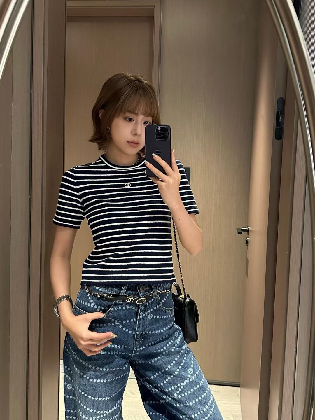 CHANEL 샤넬 여성반팔 41500315