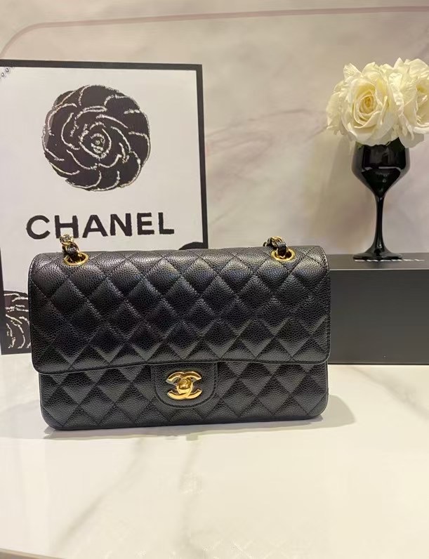 CHANEL 샤넬 1112 블랙+버건디
